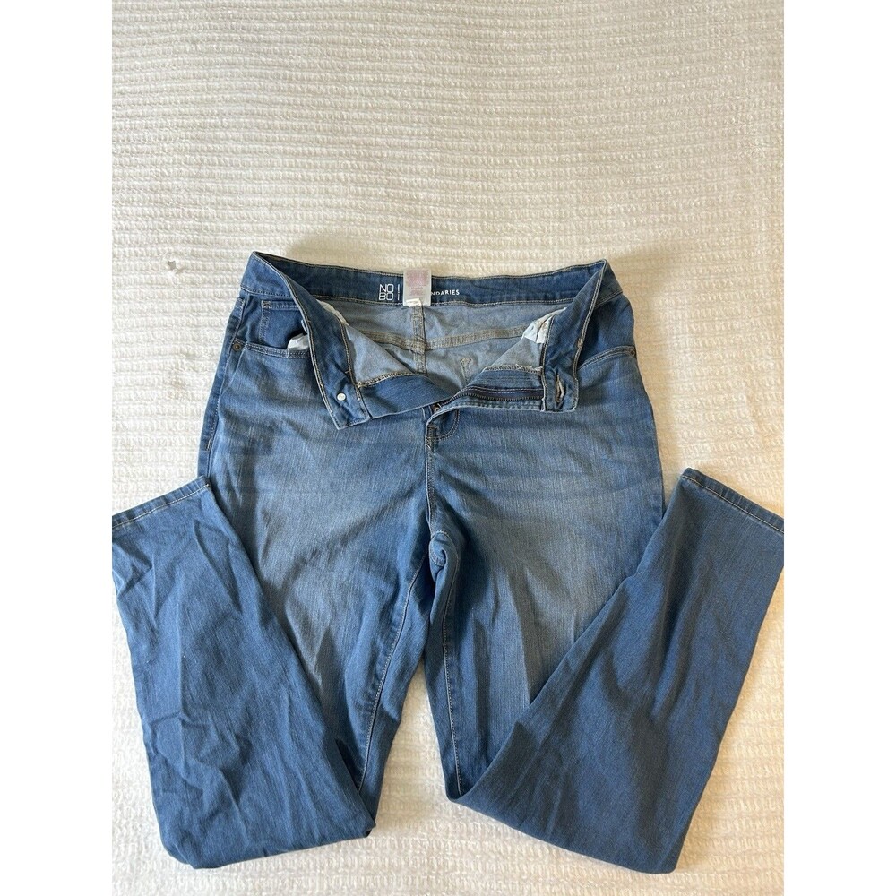 NOBO No Boundaries Women Blue Denim Jeans Pants Size 13 Stretch Junior Fit
